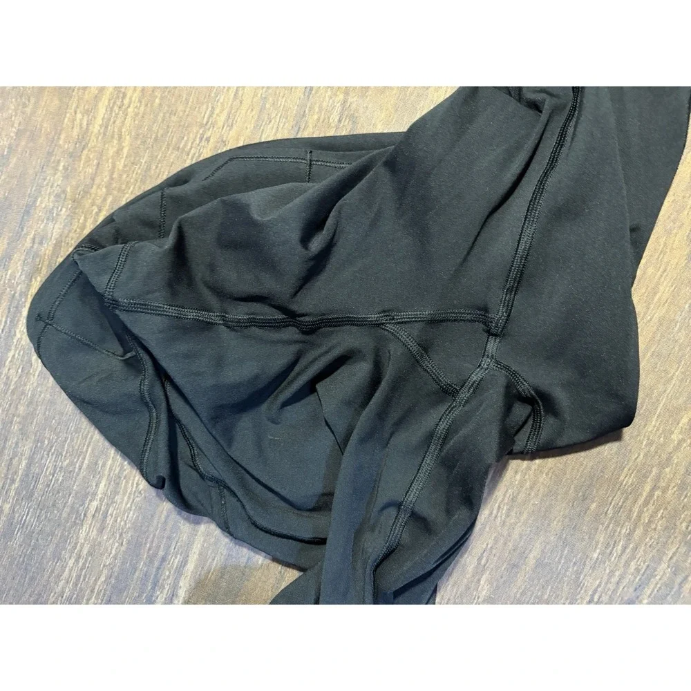 Lululemon Fast And Free Crop II Nulux 19 Inch Size 6 Leggings Black
